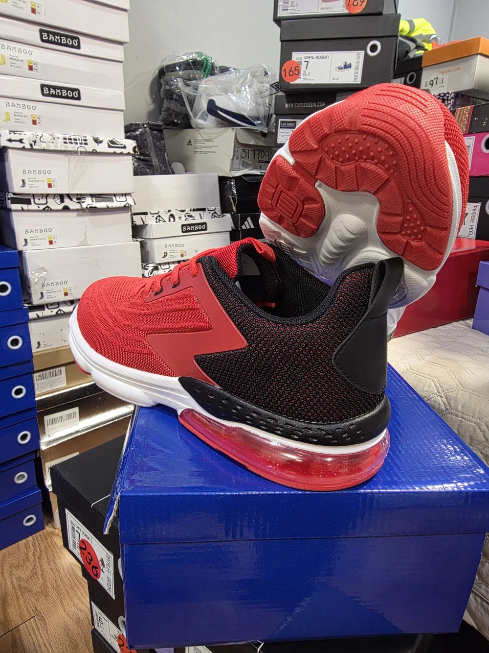 Men's Athletic Running Shoes - Red